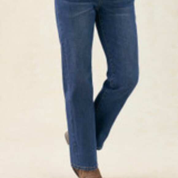 Coldwater Creek The Creek Comfort Straight Leg Jeans - Picture 1 of 6